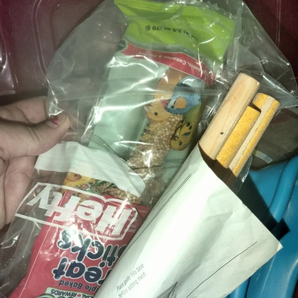Bird Cage, Accessories, Food, Snacks